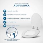 Assento Sanitário Classica Branco Para Vaso Celite - Imagem 3