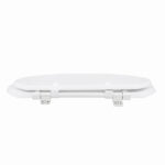 Assento Sanitário Convencional com Fechamento Comum Oval Poliéster Branco Sensea - Imagem 5