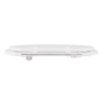 Assento Sanitário Convencional com Fechamento Comum Oval Poliéster Branco Sensea - Imagem 4