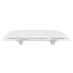 Assento Sanitário Formatos Debba com Fechamento Comum Quadrado Poliéster Branco Sensea - Imagem 5