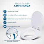 Assento Sanitário Eros Branco Para Vaso Incepa - Imagem 3