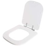 Assento Sanitário Quadra Branco Para Vaso Deca - Imagem 2