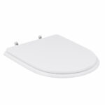 Assento Sanitário Formatos Riviera e Smart com Fechamento Comum Quadrado Poliéster Branco Sensea - Imagem 3
