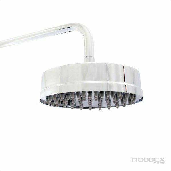 Chuveiro Com Braço Em Inox Cromado E Crivo De Abs - Imagem 3