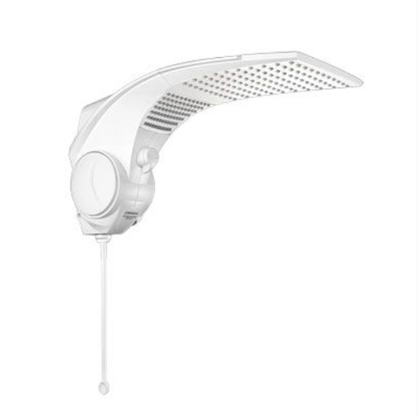 Chuveiro Eletrônico 127V (110V) 5500W Branco Duo Mostrarer Quadra Lorenzetti