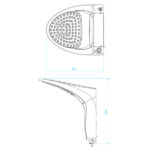 Chuveiro Eletrônico 220V 7800W Branco Acqua Jet Lorenzetti - Imagem 2