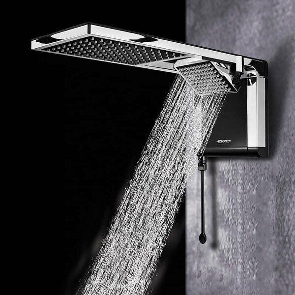 Chuveiro Lorenzetti Acqua Duo Ultra Eletrônico Preto/cromado 220v + Resistência - Imagem 5
