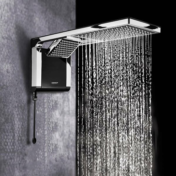 Chuveiro Lorenzetti Acqua Duo Ultra Eletrônico Preto/cromado 220v + Resistência - Imagem 4