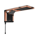 Chuveiro Lorenzetti Acqua Duo Ultra Eletrônico Preto/rose Gold - 127v - Único