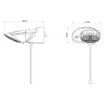 Ducha Lorenzetti Top Jet Tur Elet 6800w/220v - Imagem 3