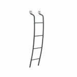 Escada Curva Para Beliche Fácil Subida Altura 162cm Schmitt Preto Fosco