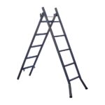 Escada Extensiva 3 Em 1 Metalon 30x20mm 5 E 10 Degraus 134cm - Imagem 2