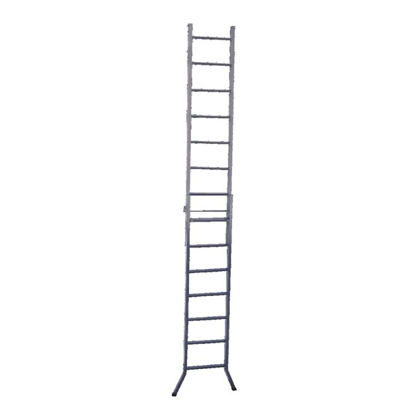 Escada Extensiva 3 Em 1 Metalon 40x20mm 7 E 14 Degraus 187cm