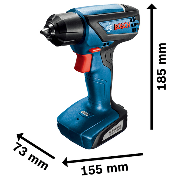 Furadeira e Parafusadeira a Bateria Smart Bosch com Carregador 10 Bits e Extensor Universal 12V 1/4" GSR 1000 Bivolt - Imagem 9