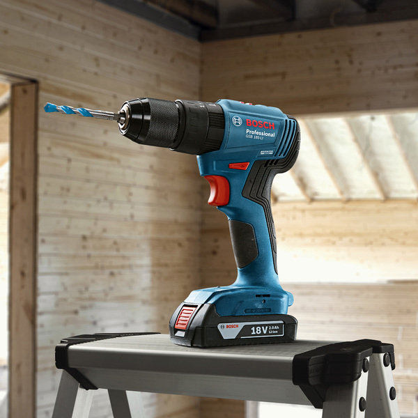 Furadeira e Parafusadeira de Impacto Bosch Brushless 2 Bateria 18V 1/2" GSB 185-LI 2B - Imagem 9