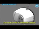 Chuveiro Elétrico Multitemperatura 220V 7800w Branco Redondo Potenza Cardal - Imagem 10