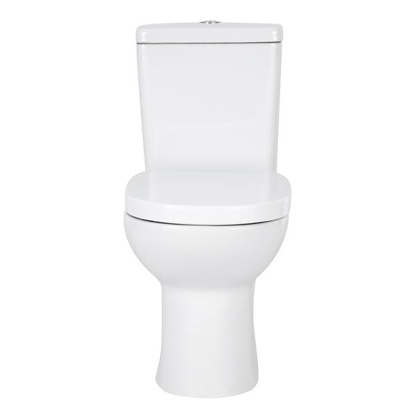 Kit Vaso Sanitário com Caixa Acoplada e Assento Branco Duplo Acionamento 3/6L Saída Vertical Round Roca - Imagem 5
