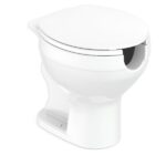 Kit Vaso Sanitário Convencional Com Abertura E Assento Acesso Celite Branco Brilhante