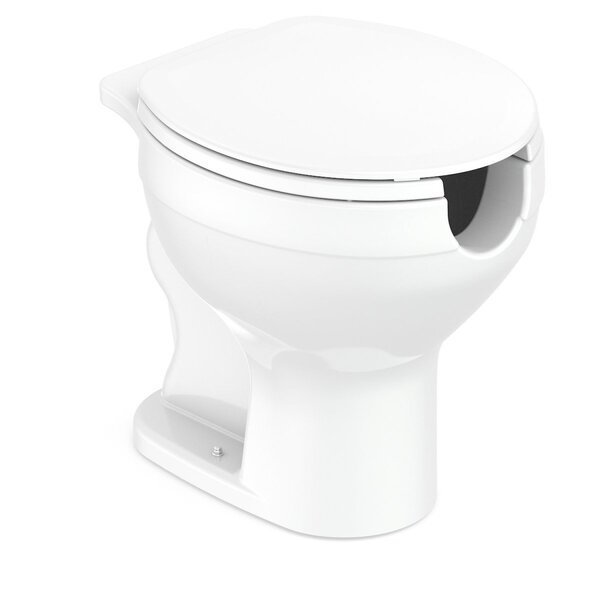 Kit Vaso Sanitário Convencional Com Abertura E Assento Acesso Celite Branco Brilhante