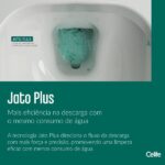 Kit Vaso Sanitário Convencional Com Abertura E Assento Acesso Celite Branco Brilhante - Imagem 2