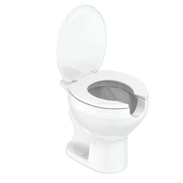 Kit Vaso Sanitário Convencional Com Abertura E Assento Acesso Celite Branco Brilhante - Imagem 6
