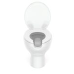 Kit Vaso Sanitário Convencional Com Abertura E Assento Acesso Celite Branco Brilhante - Imagem 7