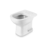 Kit Vaso Sanitário Convencional para Descarga de Parede com Assento Branco Vertical Lille Sensea - Imagem 3