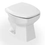 Kit Vaso Sanitário Convencional com Assento Branco Saída Vertical Thema Incepa - Imagem 2