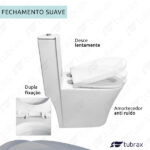 Vaso Sanitário Monobloco Completo - Caixa Acoplada Privada Acies Tubrax - Imagem 7