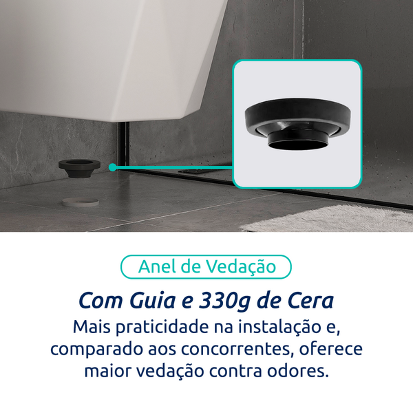 Vaso Sanitário Monobloco Completo - Caixa Acoplada Privada Diamante Tubrax - Imagem 8