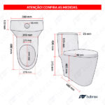 Vaso Sanitário Monobloco Completo - Caixa Acoplada Privada Nexum Vab0026 Tubrax - Imagem 2