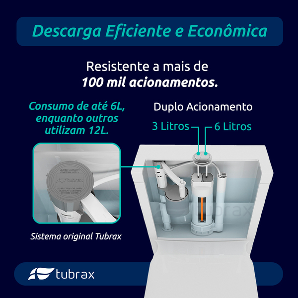 Vaso Sanitário Monobloco Produzido Em Cerâmica Com Acessórios - Vab0004-c - Imagem 5